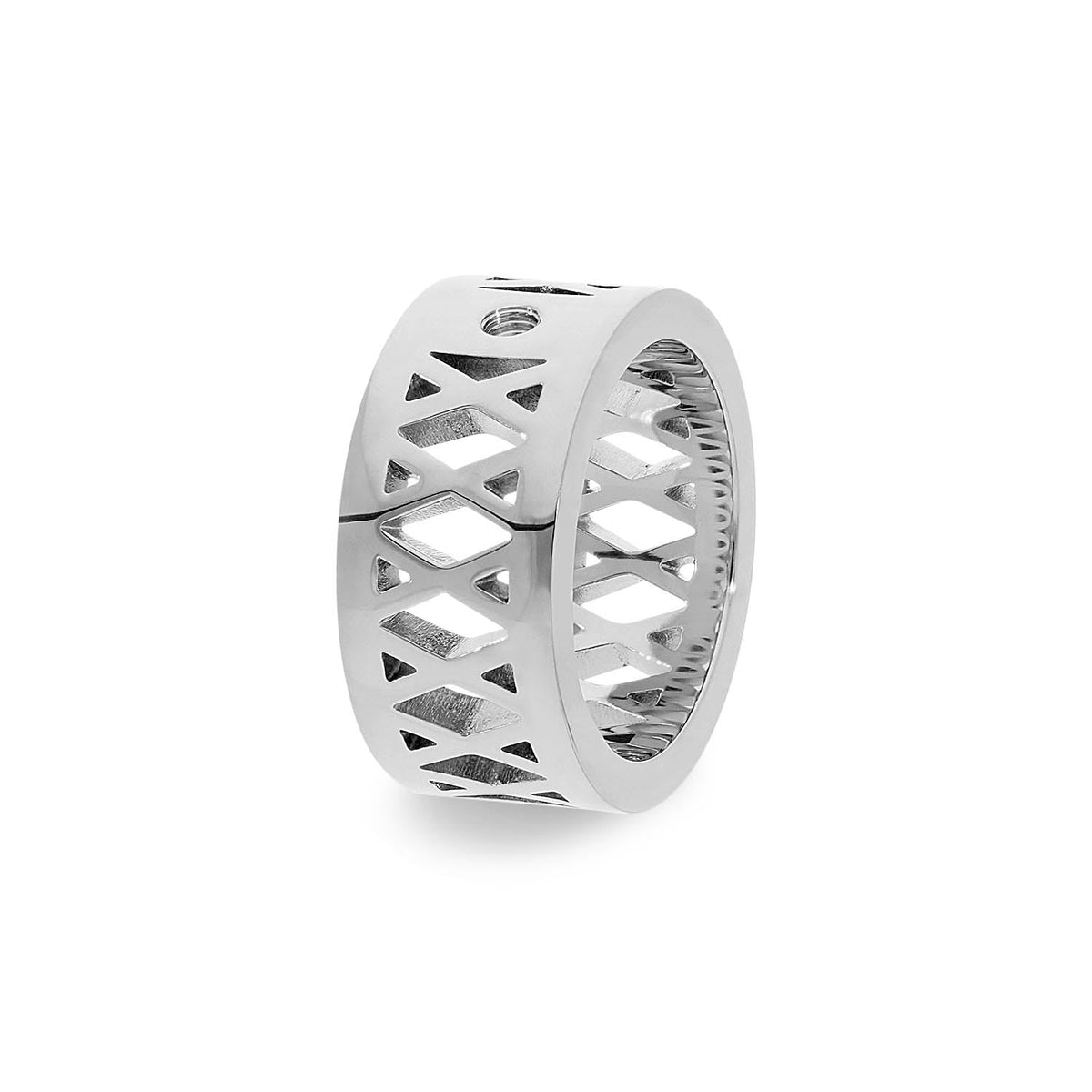 Basic Ring Rogeno in silver with a smooth band width.