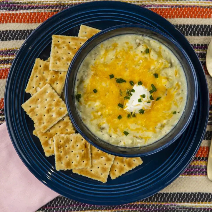 Yummy Baked Potato Soup starter packet with chicken powder ingredients