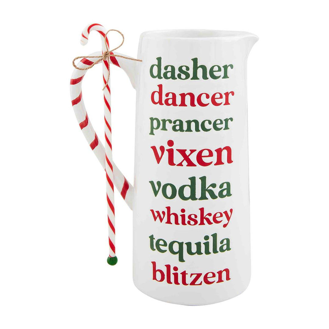 Christmas Cocktail Pitcher