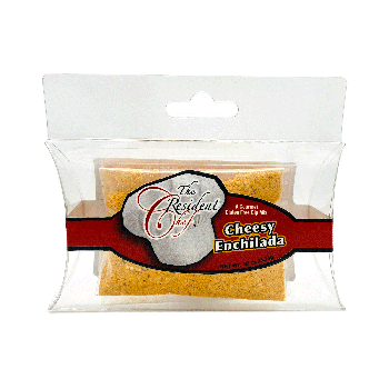 The Resident Chef Cheesy Enchilada gourmet gluten-free dip mix in a clear pillow pack.