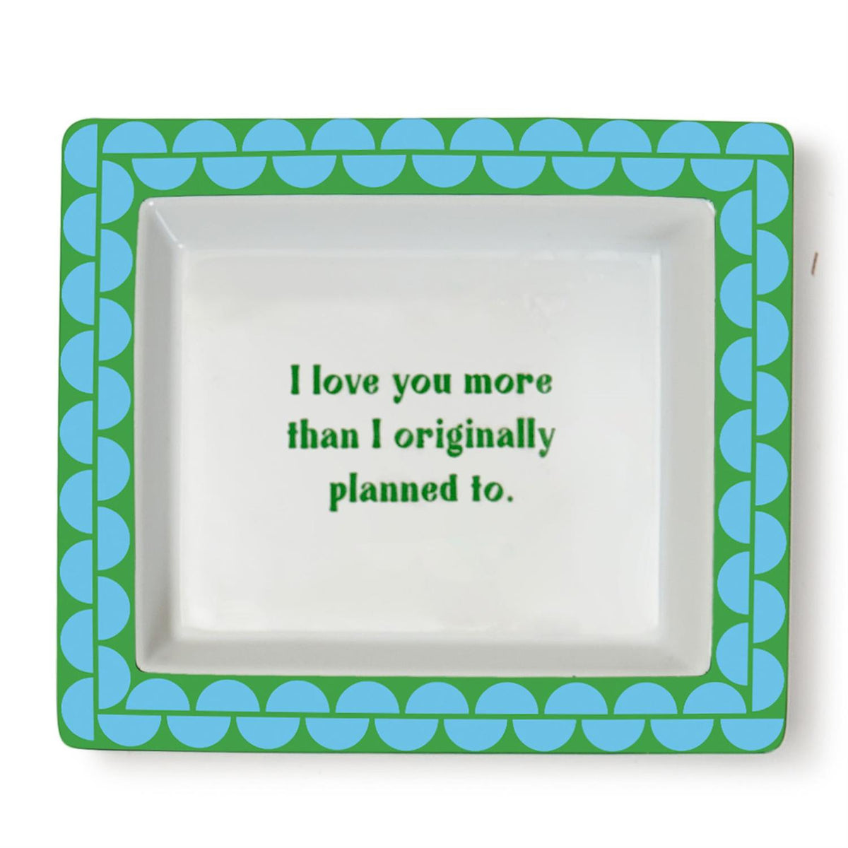 Sassy Wise Saying desk tray with decorative text on a neutral surface