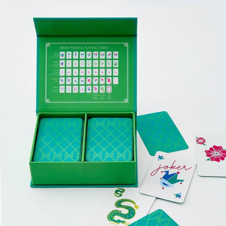 Birdie Mahjong Playing Cards