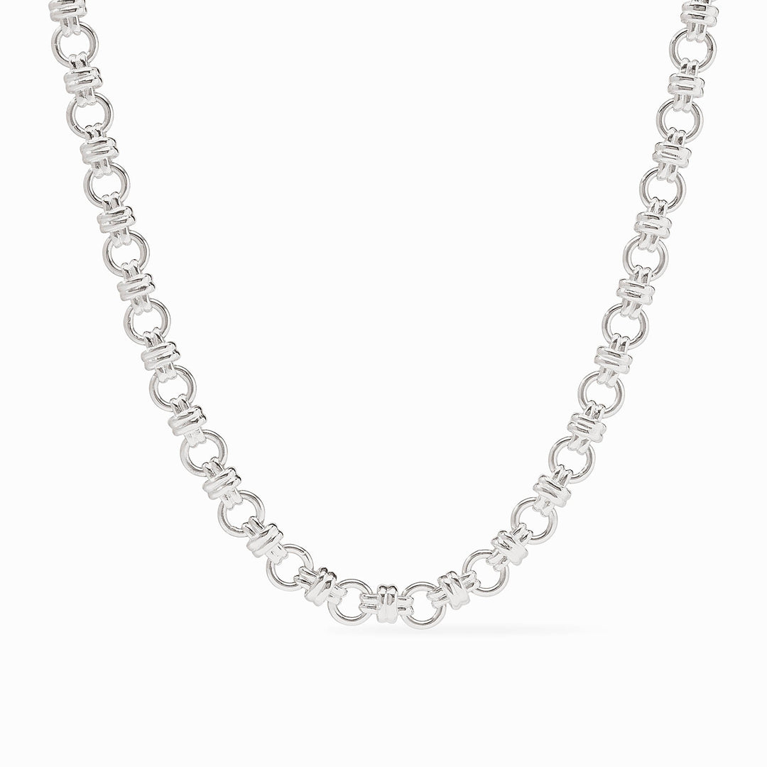 Esme Link Silver Necklace