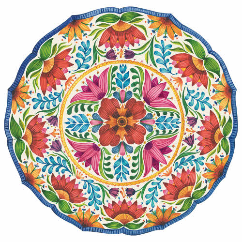 Die-cut placemat with recycled content in a square shape.