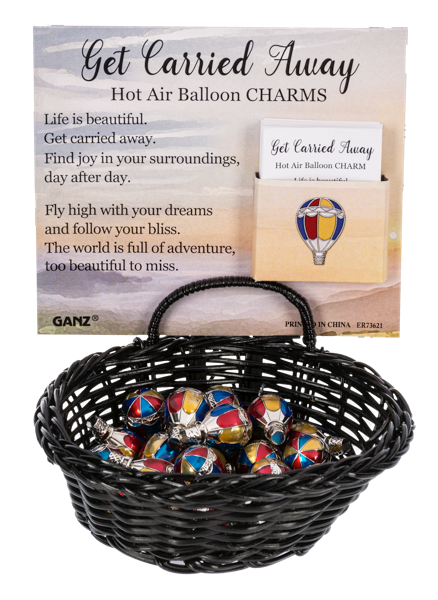 Silver zinc charm shaped like a whimsical cloud with swirling patterns.