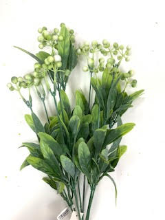 Green Berry Bush X9 FS with natural foliage texture