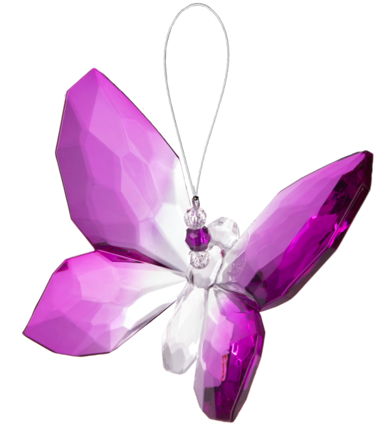 Multi-colored hanging butterfly wall decor with a natural silhouette.