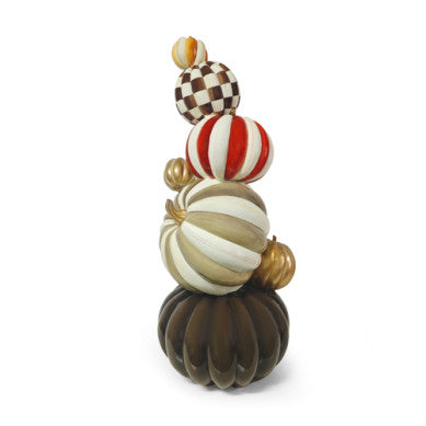 Harvest Glow Trophy Topiary: tall fiberglass resin topiary with golden trophy silhouette and warm glow finish