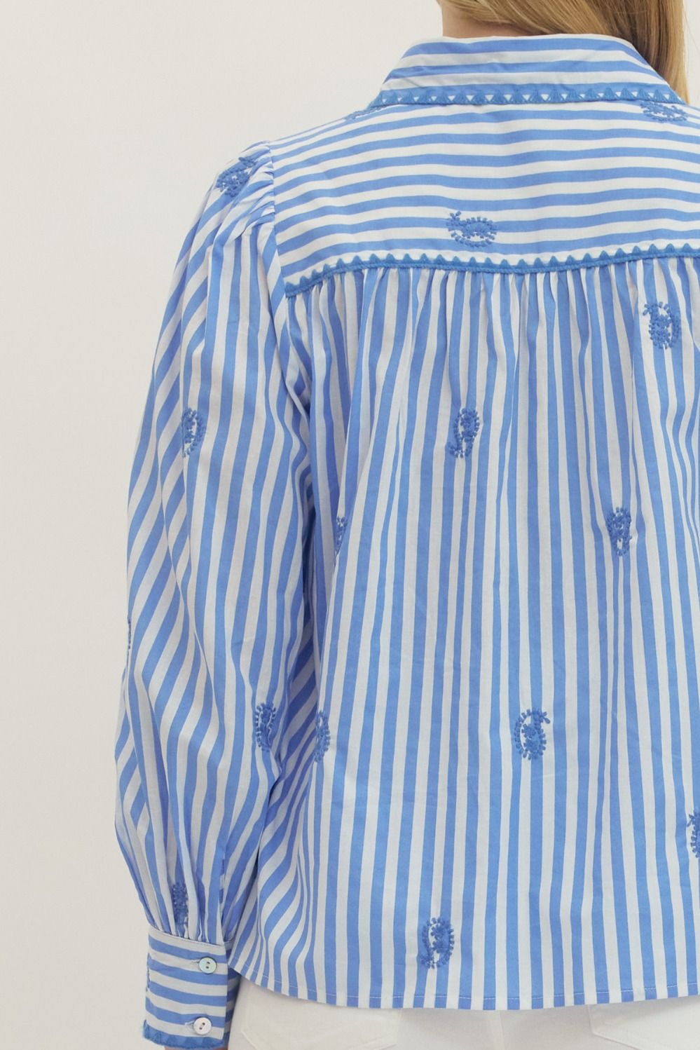 Madeline Striped Long Sleeve Top