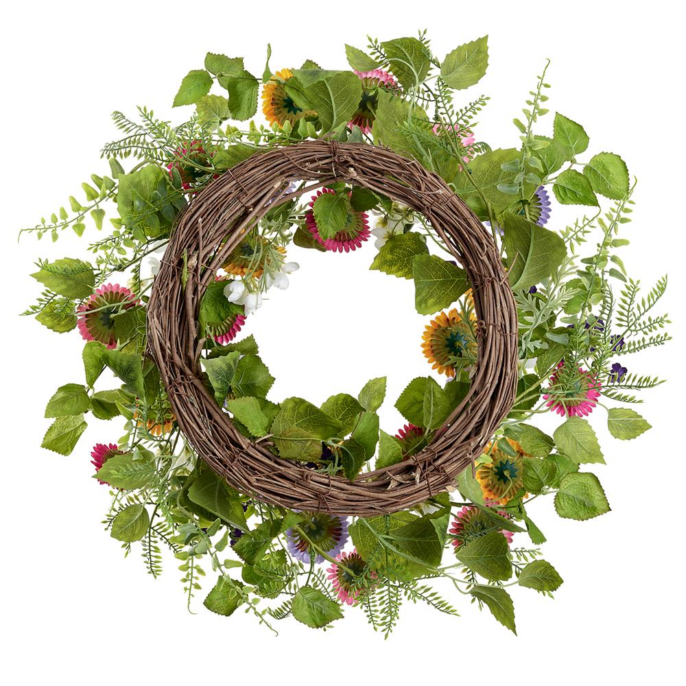 22'' Calendula Wreath Mixed