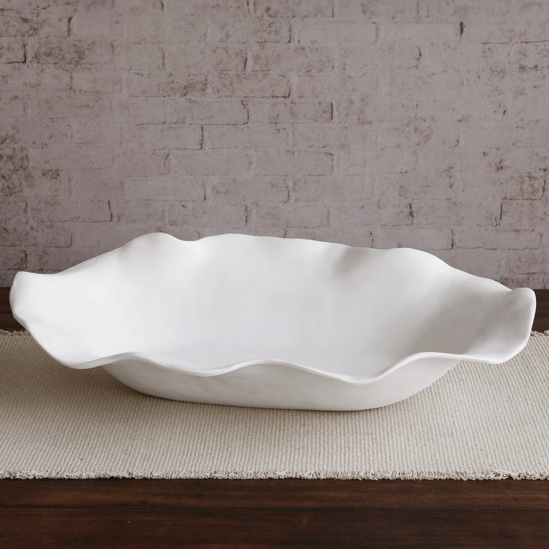 VIDA Nube Extra Large Oval Centerpiece (White)