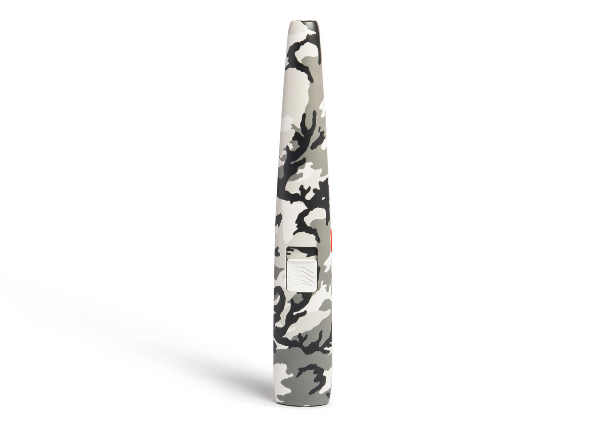 Black ABS Motli lighter with multi-light battery indicator and child safety switch.