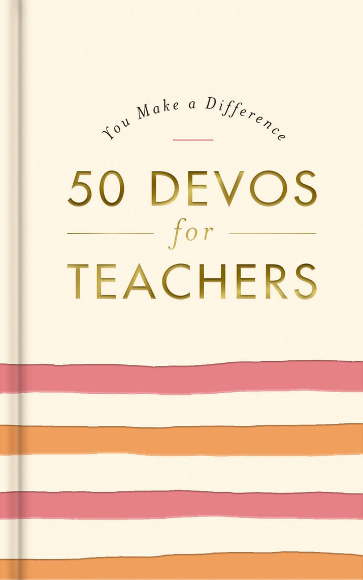 Packaging for 'You Make A Difference' featuring a set of 50 devotional cards designed specifically for teachers.