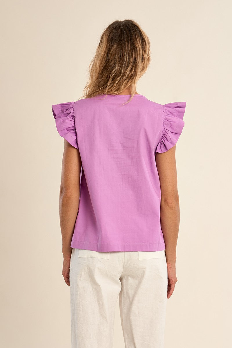 Collen Ladies Woven Babydoll Blouse