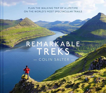 Remarkable Treks book with a dark cover featuring white text.