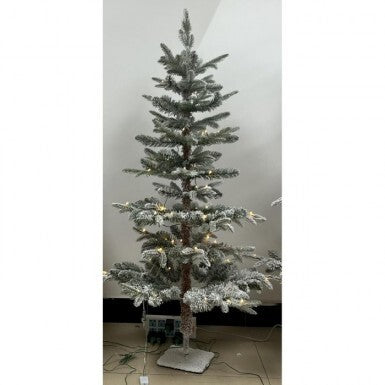 60” Led Remote Frosted Pine Tree