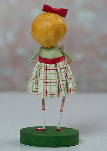 Ginger's House poly resin decorative house figurine in ginger color with a classic silhouette.