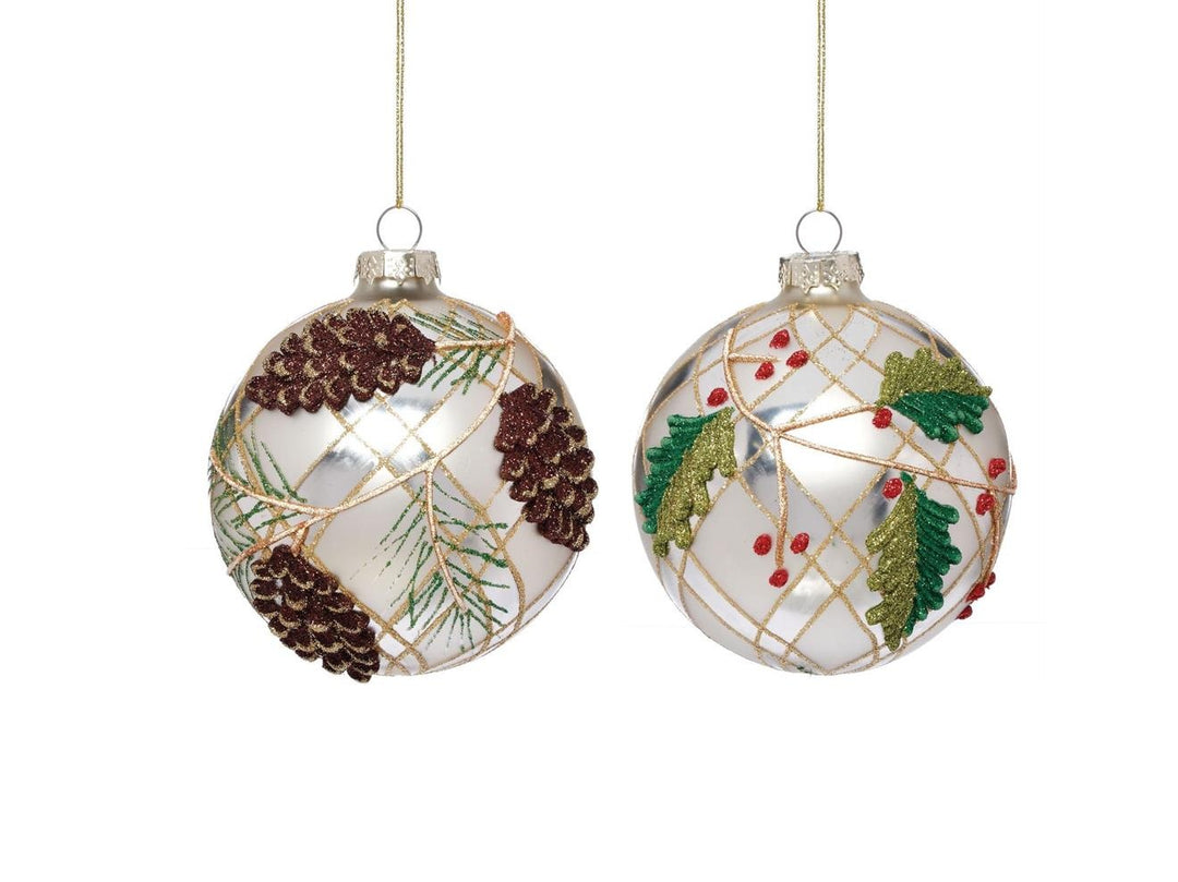 100MM Ball Ornament Champagne - Sold Individually
