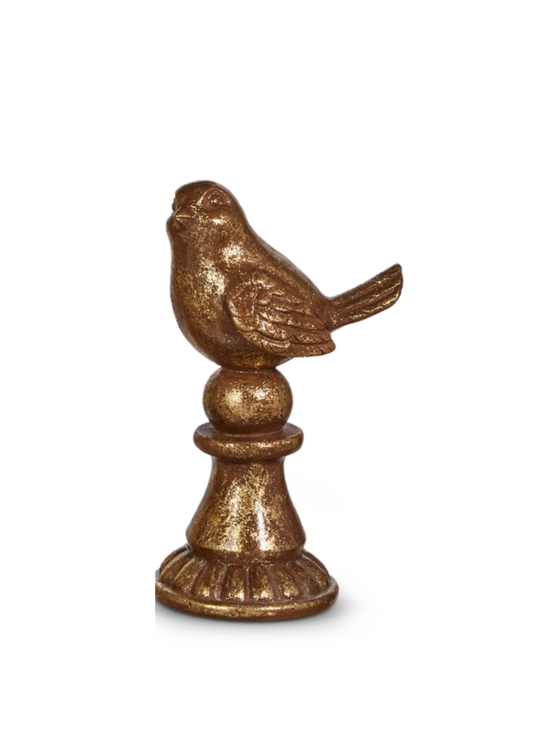 Antique Brass Birds on Pedestals