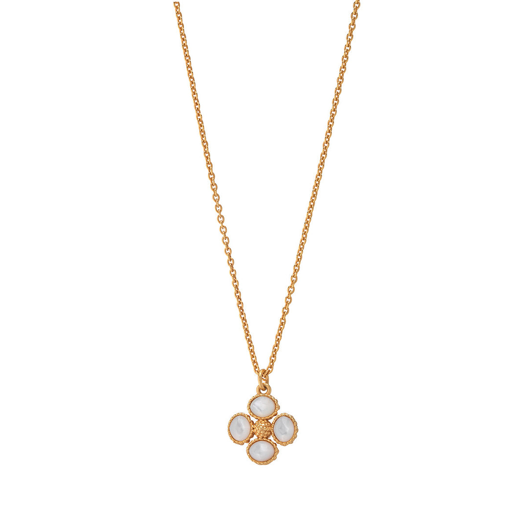 Berry Clover Double Sided Charm Necklace