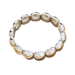 Silver Bubble Stretch Bracelet