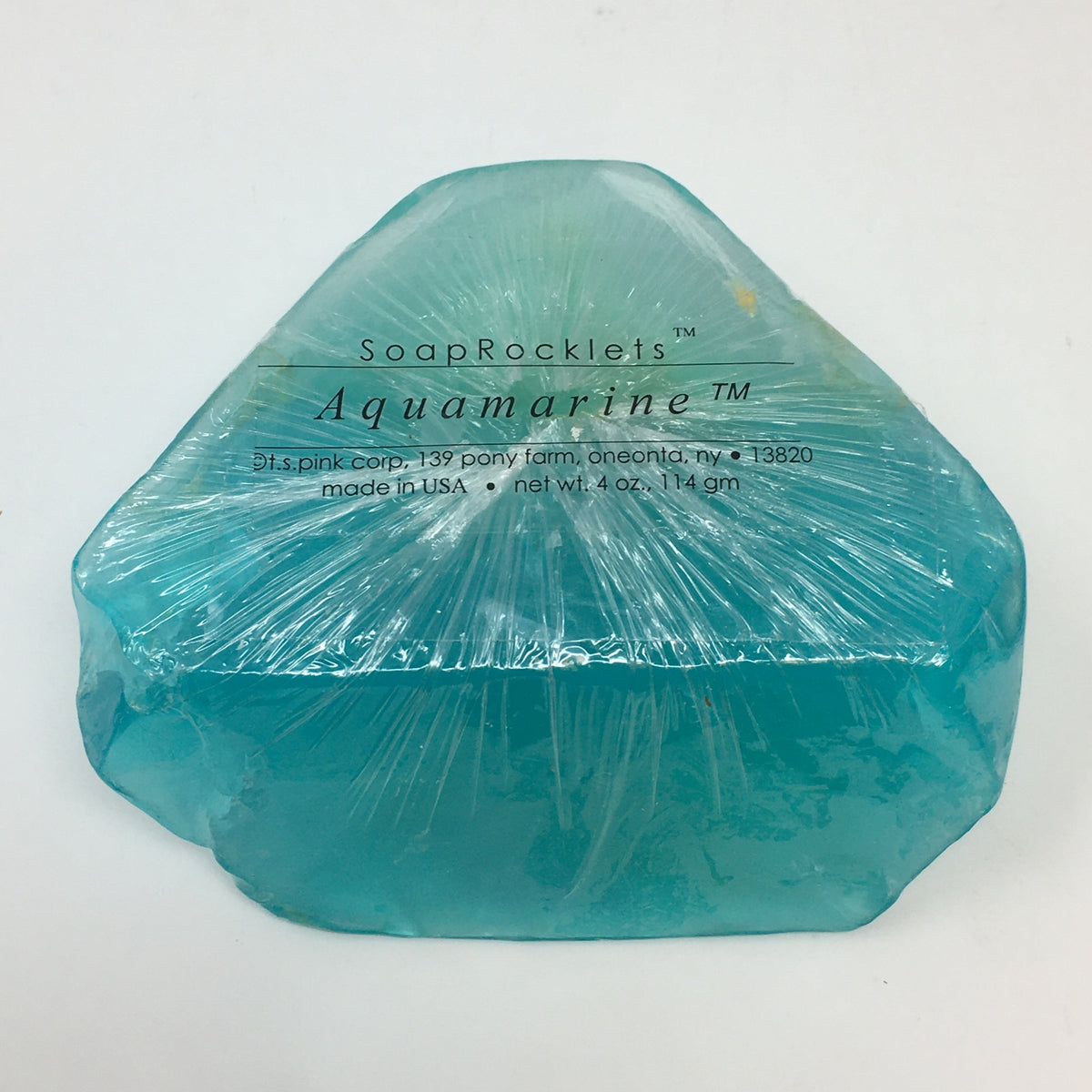 Handmade stone-shaped glycerine soap infused with natural botanicals like lavender and aloe.